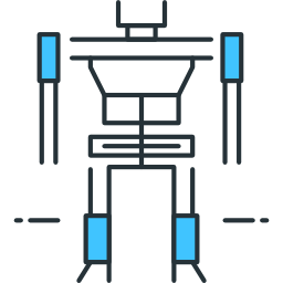 robot skelet icoon