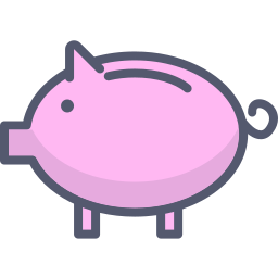 Piggy bank icon