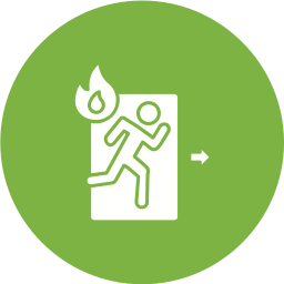 Fire emergency icon