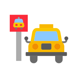 segnale taxi icona