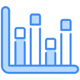 diagramme à bandes Icône