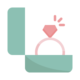 Diamond ring icon