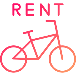 Bike rental icon