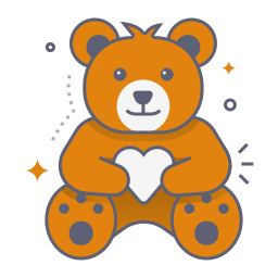 Teddy bear icon