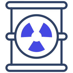 nucleair vat icoon