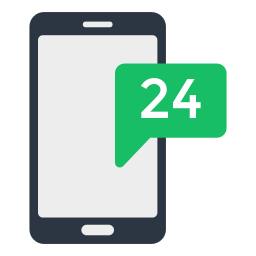 conversazione mobile icona