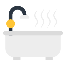 bañera de hidromasaje icono
