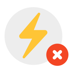 flash annuler Icône