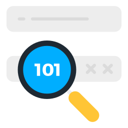 Search binary data icon