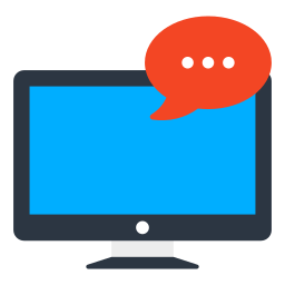 Online chat icon