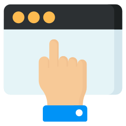 Hand touch icon