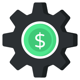 Money setting icon