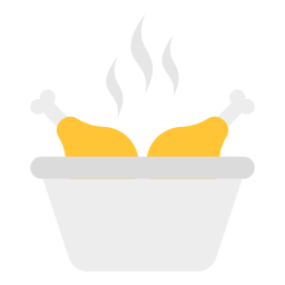 jedzenie z grilla ikona