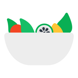 Vegetable salad icon