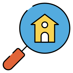 haus durchsuchen icon