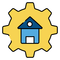 configuración del hogar icono