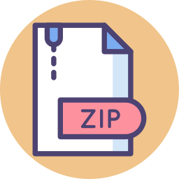 archivo zip icono