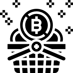 Биткойн-корзина иконка