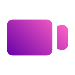 camara de video icono