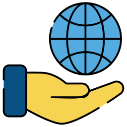weltweiter service icon