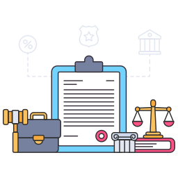 Law paper icon