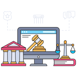 online rechtbank icoon
