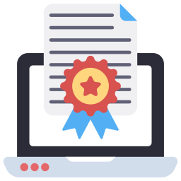 Credential document icon