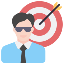 Employee target icon
