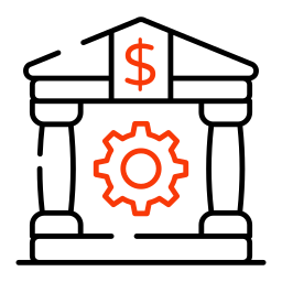 configuration bancaire Icône