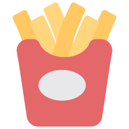 comida chatarra icono