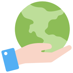 Planet conservation icon