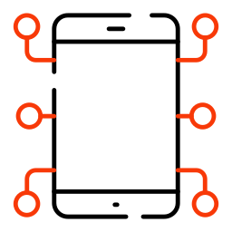 réseau mobile Icône