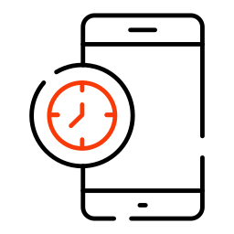aplicación de reloj icono