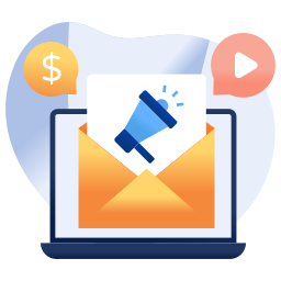 Advertising email icon