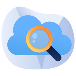 Cloud exploration icon