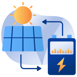 akkumulation von sonnenenergie icon