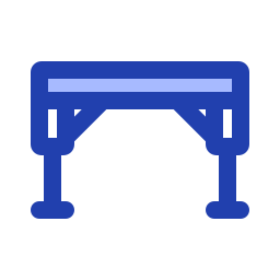 Folding table icon