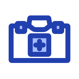 Medical kit icon