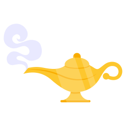 Aladdin lamp icon