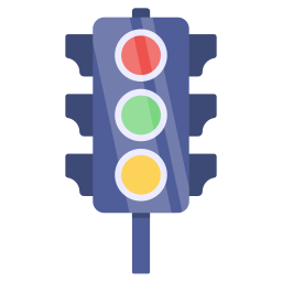 Signal lamps icon