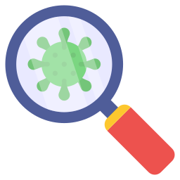 Search virus icon