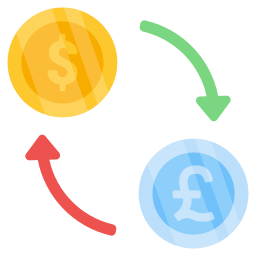 Currency exchange icon