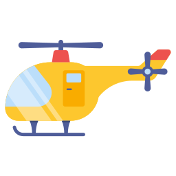 helicóptero medico icono