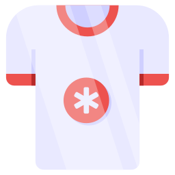 camisa hospitalaria icono