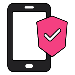 Mobile protection icon