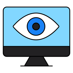 monitoreo en línea icono