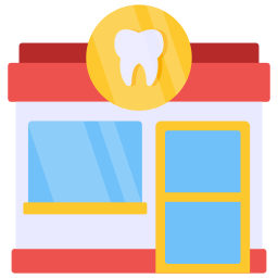 Dental care center icon