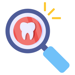 Tooth analysis icon