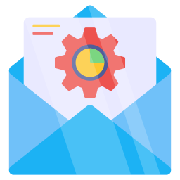 configuración de correo electrónico icono