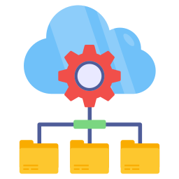 Cloud development icon